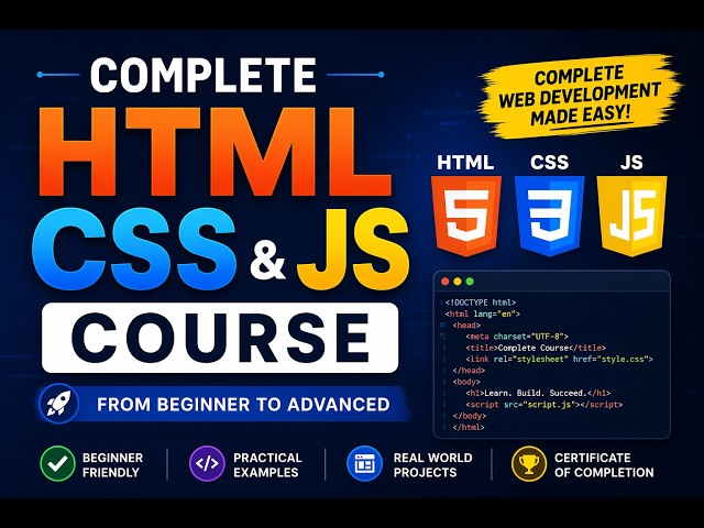 Introduction to HTML CSS JavaScript   Tutorial #1