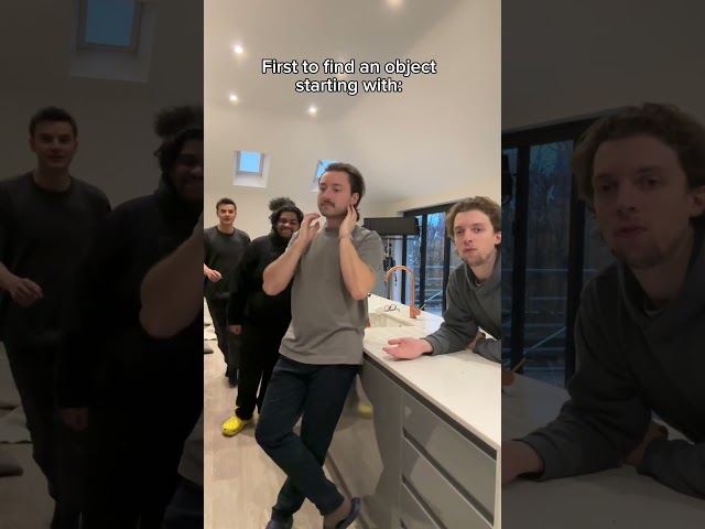 First to Find an Object Starting with _____ WINS!