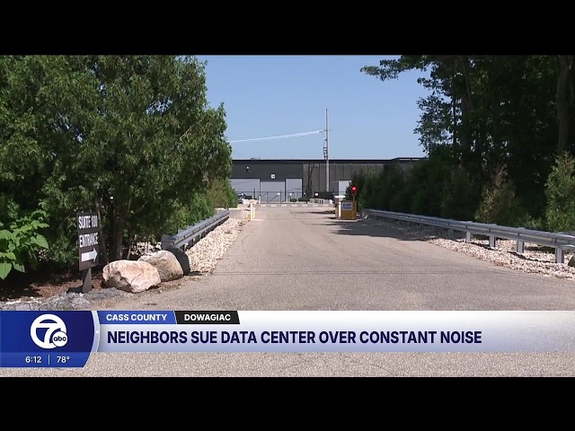 Neighbors say noise from Michigan data center is 24/7 and upending their lives