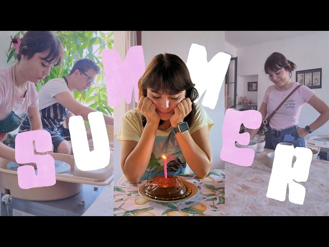 ☀️ SUMMER VLOG | A summer of changes: new tattoo, yoga, and my first time with pottery!