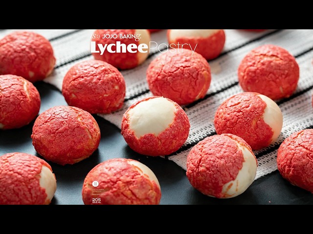 How to Make Crispy Lychee Longjing Tea Pastry | JOJO BAKING