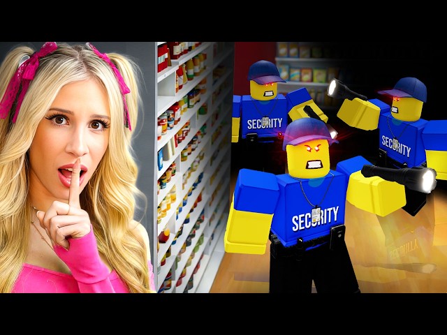 I Got TRAPPED OVERNIGHT in a Roblox Mega Store!