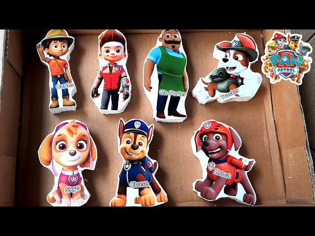 Satisfying ASMR Paw Patrol Marshall Rocky Rubble Skye Chase and Everest opening video #compilation