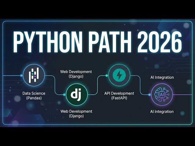 Python Roadmap 2026 | Complete Learning Path from Beginner to AI Enginee