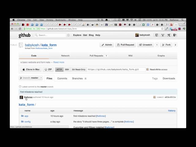 github part2 - Fork and Clone
