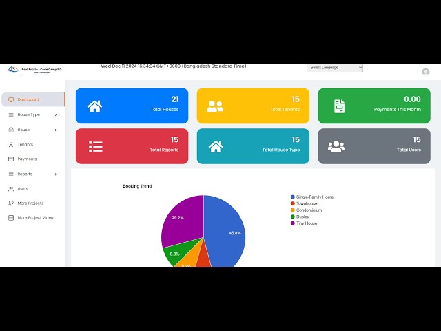 Simple House Rental System in PHP with Free Source Code || PHP Project #codecampbd