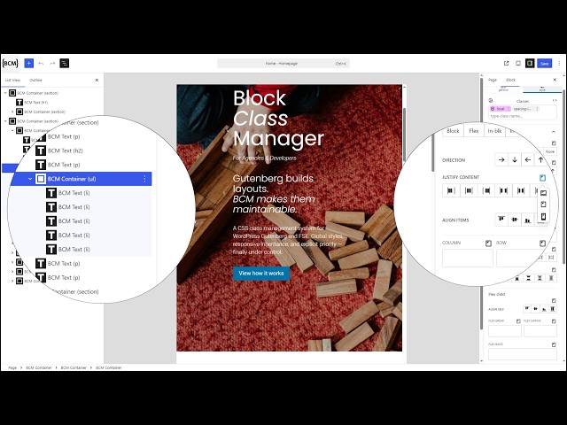 Build Reusable Gutenberg Design Systems in 90 Seconds - BCM Block Class Manager