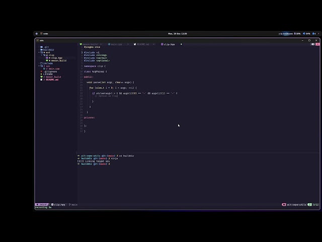 learning c++: writing cli argument parser