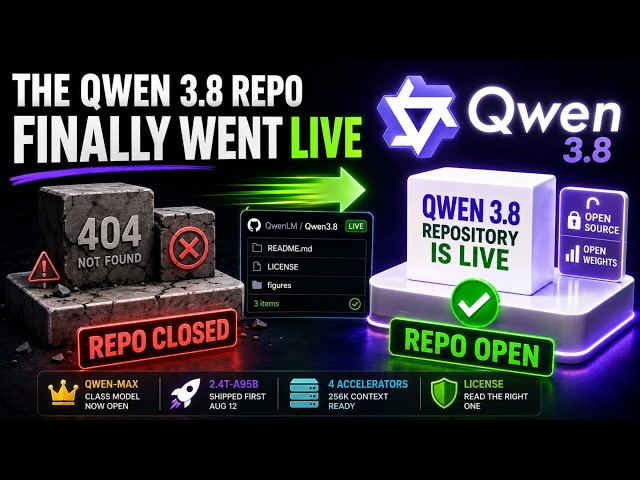 The Qwen 3.8 Repo Finally Went Live