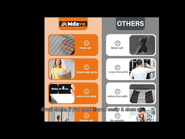 Mdavo Mesh Screen with Magnetic Closure - Top Pick