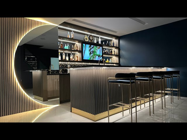 Modern Basement Design 2025 | Stunning Finished Basement Tour