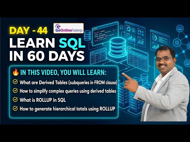 44 SQL Server   Correlated Sub Queries | LEARN SQL IN 60 DAYS