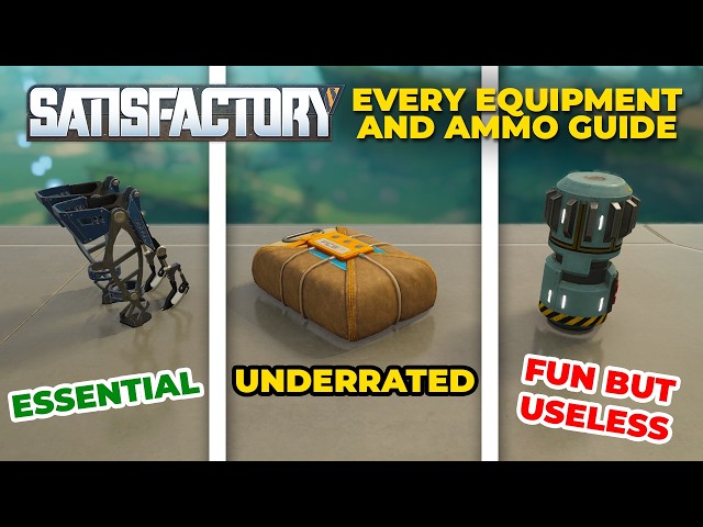 Every Satisfactory Tool, Weapon & Explosive Explained
