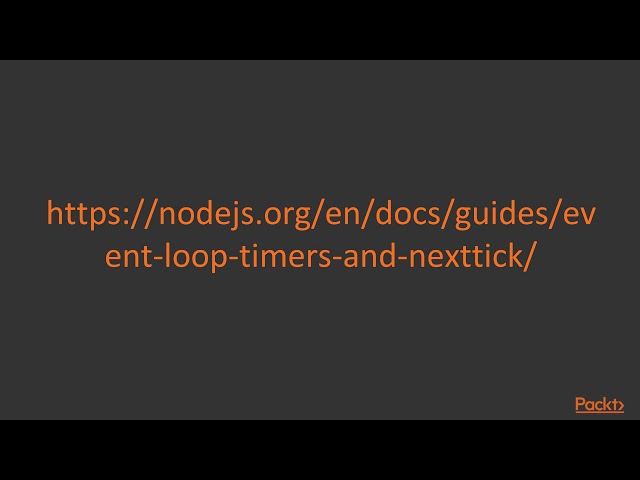 Node.js in 7 Days:  Working with Event Loop | packtpub.com
