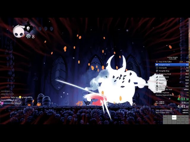 Hollow Knight 112% All Pantheon Bosses speedrun in 3:50:10