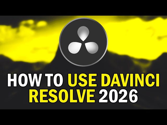 How To Use DaVinci Resolve 2026 (DaVinci Resolve 20.3.1 Beginners Tutorial 2026)