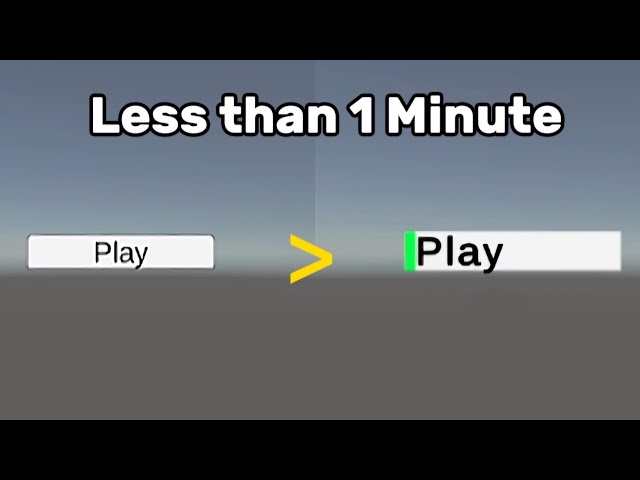 How to make Better UI in Unity (Buttons)