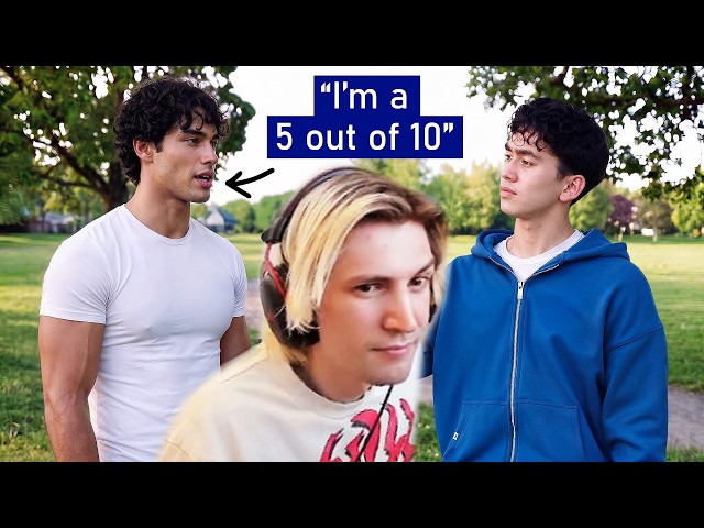 YouTuber Asked 100 Guys to Rank Their Own Attractiveness | xQc Reacts