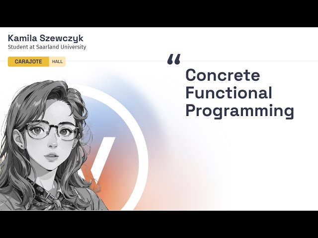 Lambda World 2024 - Concrete Functional Programming - Kamila Szewczyk