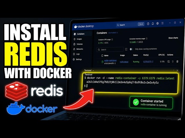 How to install a Redis container with Docker - Easy Tutorial