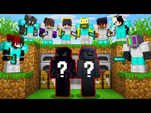 I did a MANHUNT with SECRET IMPOSTORS in MINECRAFT