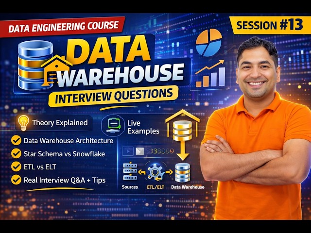 Data Warehouse Interview Questions Every DE Must Know | New Chapter Begins| DE Roadmap #13