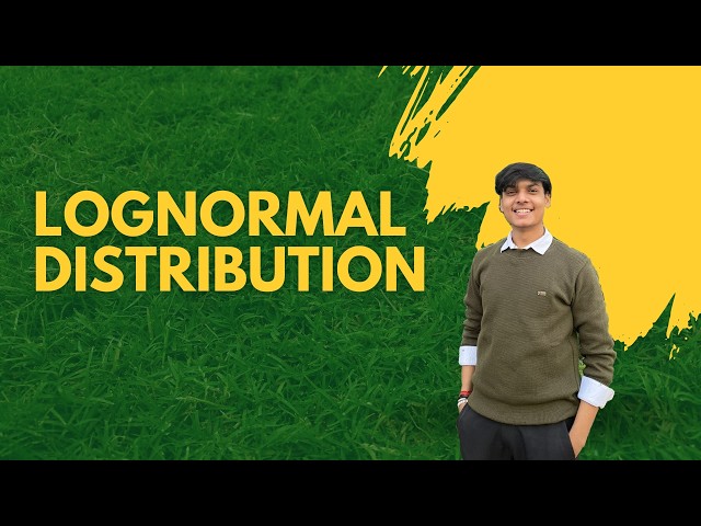 Lognormal Distribution | Probability & Statistics | Engineering Mathematics | Gurugram | IPU