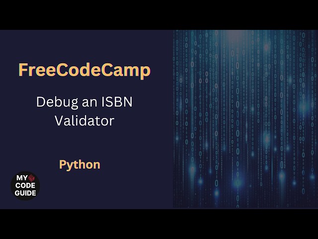 Debug an ISBN Validator - FCC Python Course