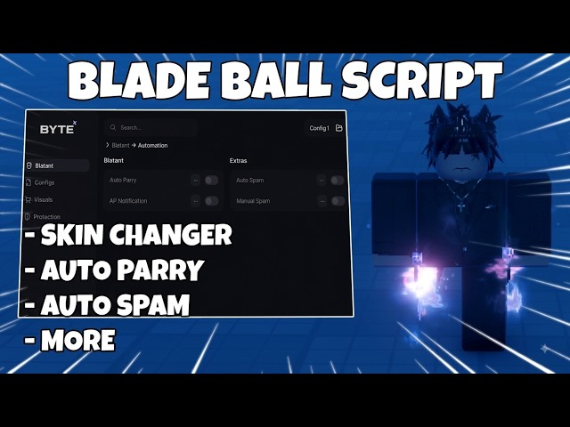Blade Ball Script - AUTO PARRY, AUTO SPAM, SKIN CHANGER MORE | PASTEBIN (MOBILE & PC)
