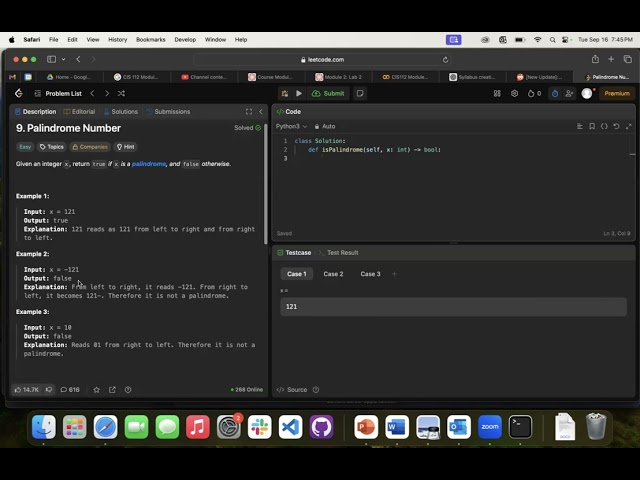 Leetcode Palindrome Problem Tutorial
