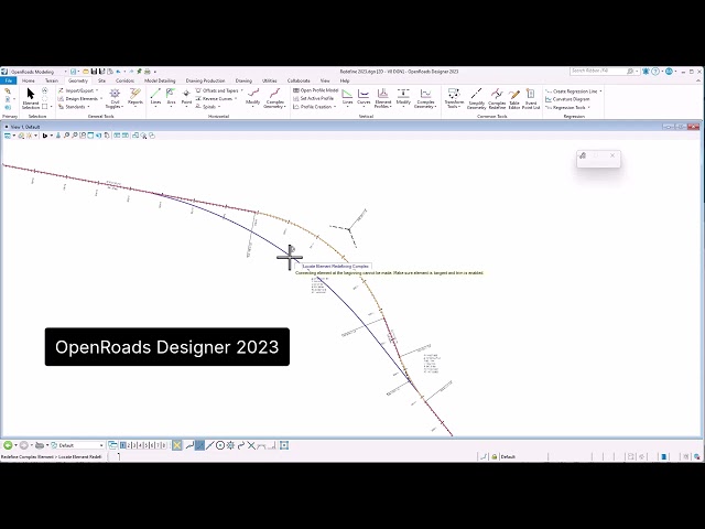 OpenRoads Designer 2024: Complex Redefine