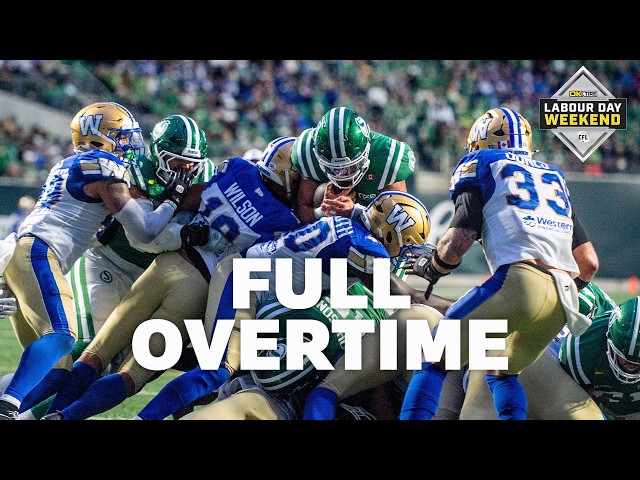 Full Overtime: Winnipeg and Saskatchewan in another CLASSIC