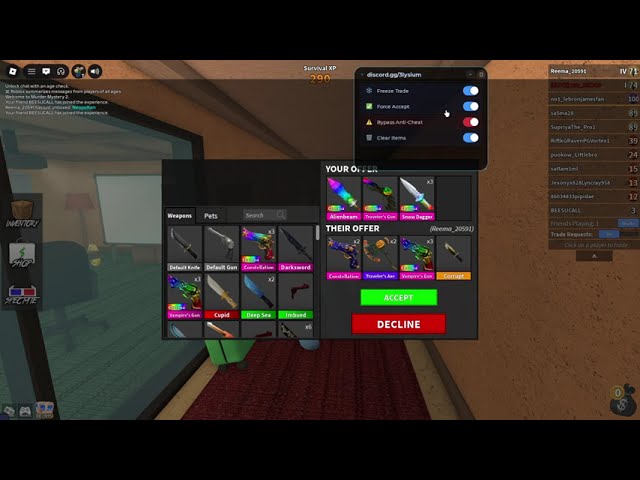 NEW MM2 STEAL GODLYS SCRIPT (CHECK DESCRIPTION/COMMENT)