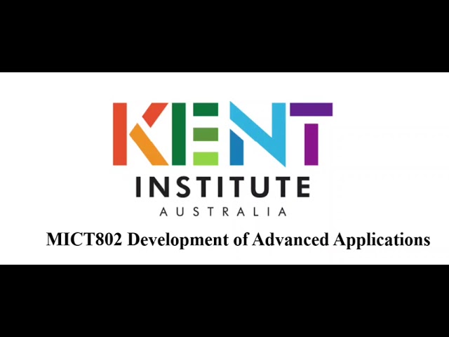 Week 4 - MICT802