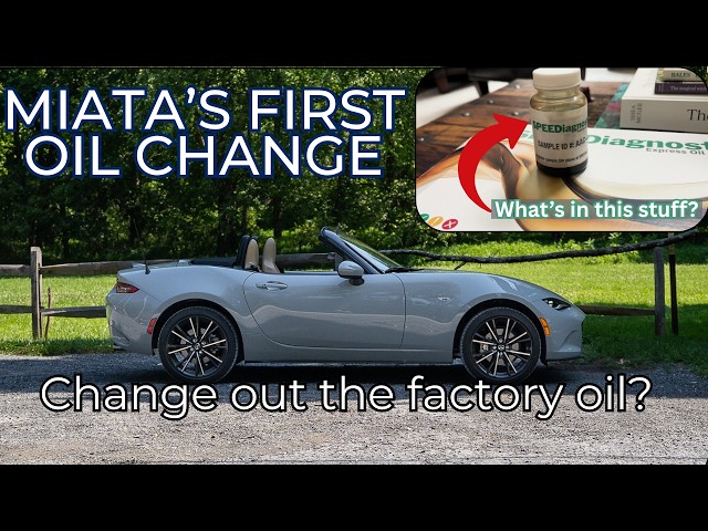 MX-5 Miata's First Oil Change at 1,000 Miles: Oil Analysis Results