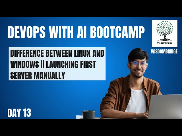 Difference between Linux and windows || launching first server manually