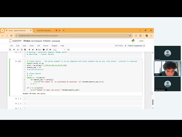Data Structure Algorithm Course Batch 3PM Python Training : Session 6