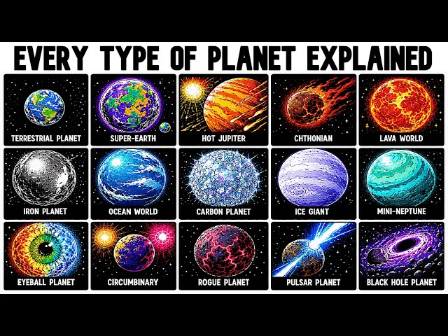 Every Type Of Planet Explained in 12 Minutes