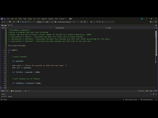 Graphics programming | C++ | Chapter 3 | Arithmetic Operators
