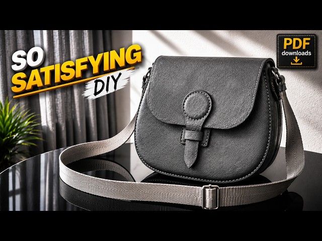 Everyone Can Make This Leather Bag (Free PDF Pattern)