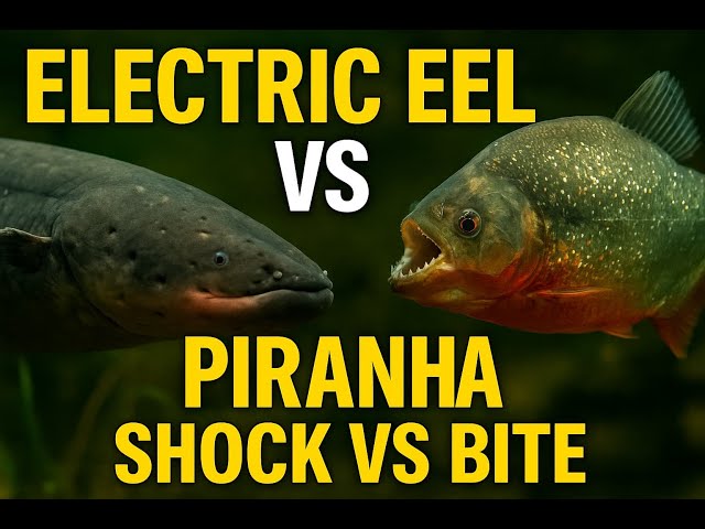 Electric Eel vs Piranha | Shock vs Bite in the Amazon