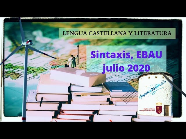 SINTAXIS EBAU JULIO 2020