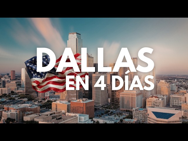 What to see in Dallas in 4 days | Complete guide 2026 ⚽️🍔🇺🇸