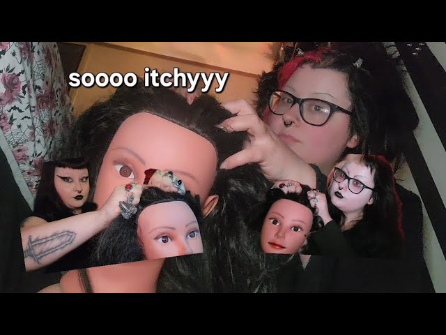 ASMR fast & aggressive scalp scratch + massage compilation 