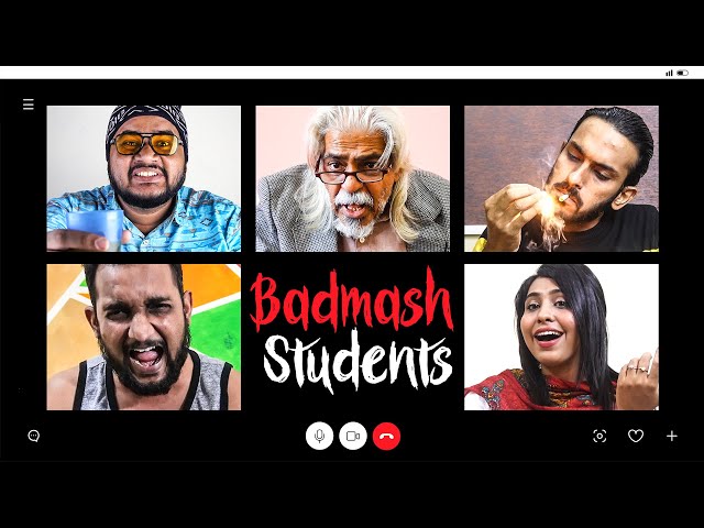 Badmash Students | Comedy Skit | Sajid Ali | Ovais Mithani