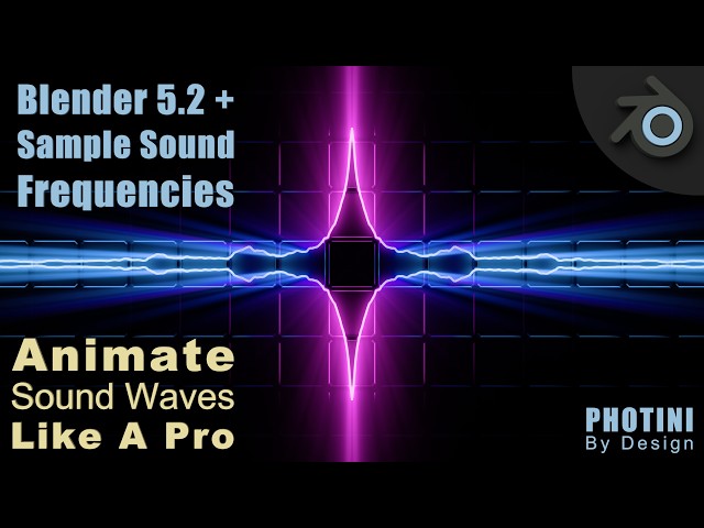 Animate Sound Waves Like A Pro - Blender Tutorial
