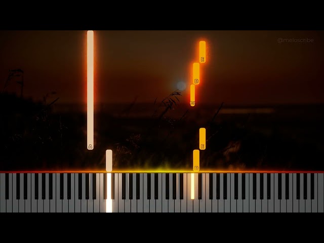 River Flows in You - Yiruma Easy Tutorial | Piano Cover