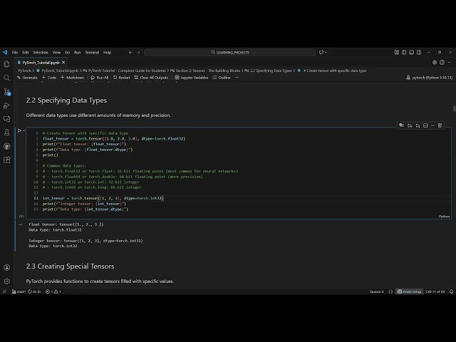 PyTorch Tutorial for Beginners (FULL COURSE) – Learn Deep Learning Step-by-Step