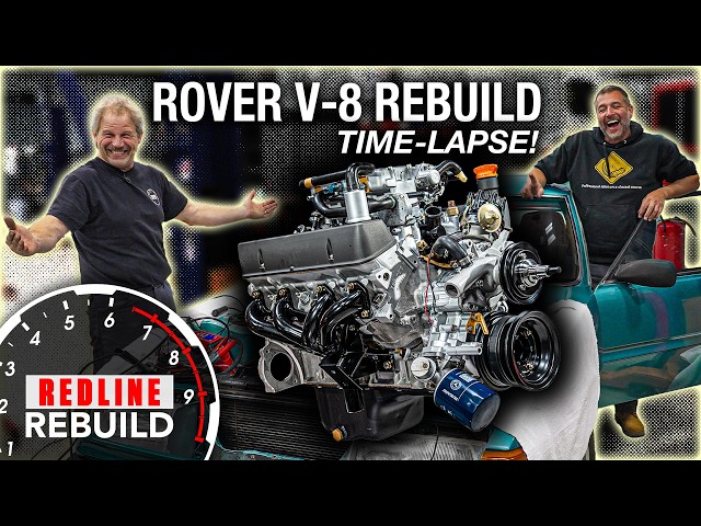 Tired V-8 engine gets TOTAL rebuild for Jason Cammisa's Rover SD1 | Redline Rebuild