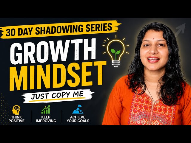 Day 25 ✅ 30- day Shadowing Series| Growth Mindset | Just Repeat After Me👍
